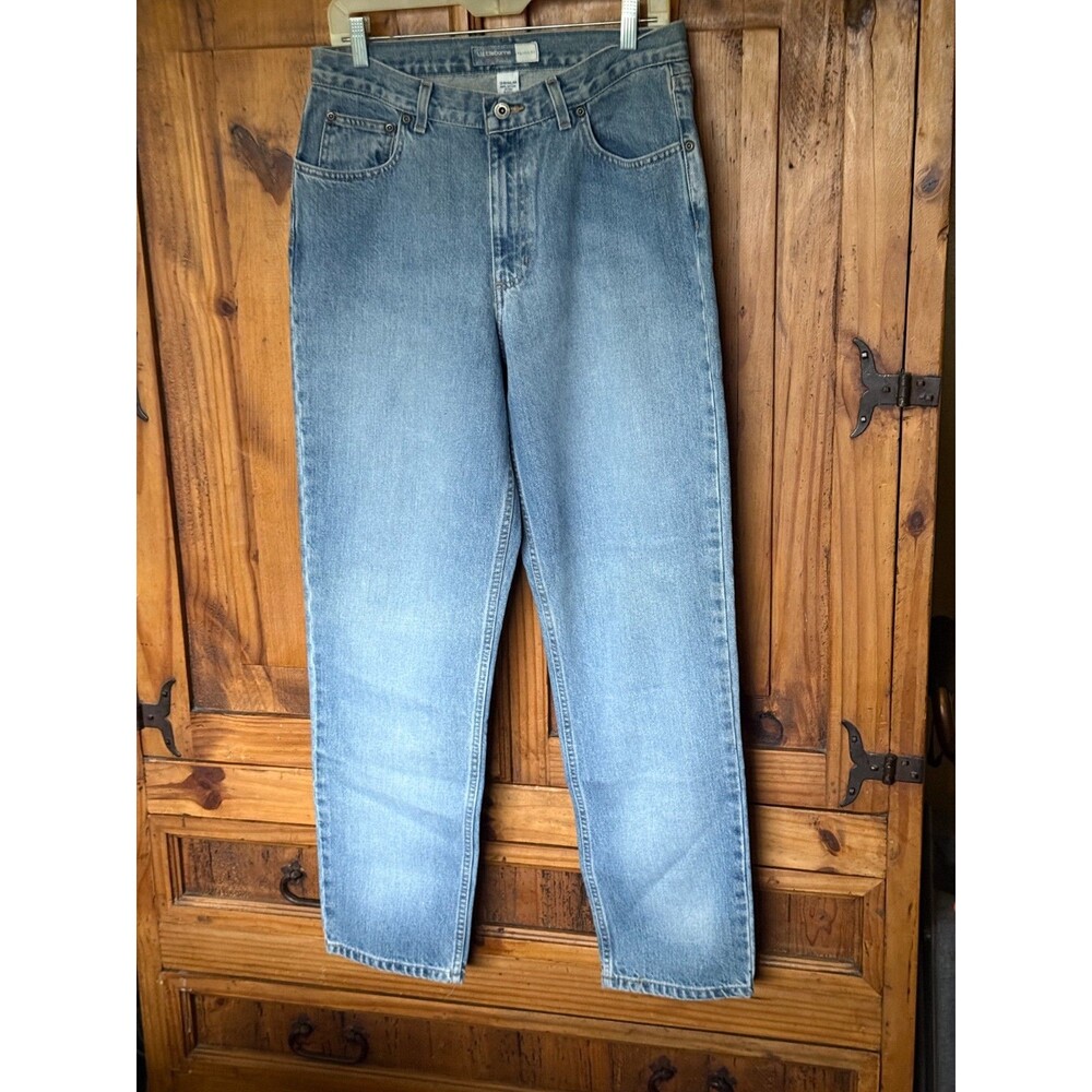 Vintage Lizwear 90s High Rise Relaxed Fit Tapered Leg Jeans Size 12 Waist 32 Med